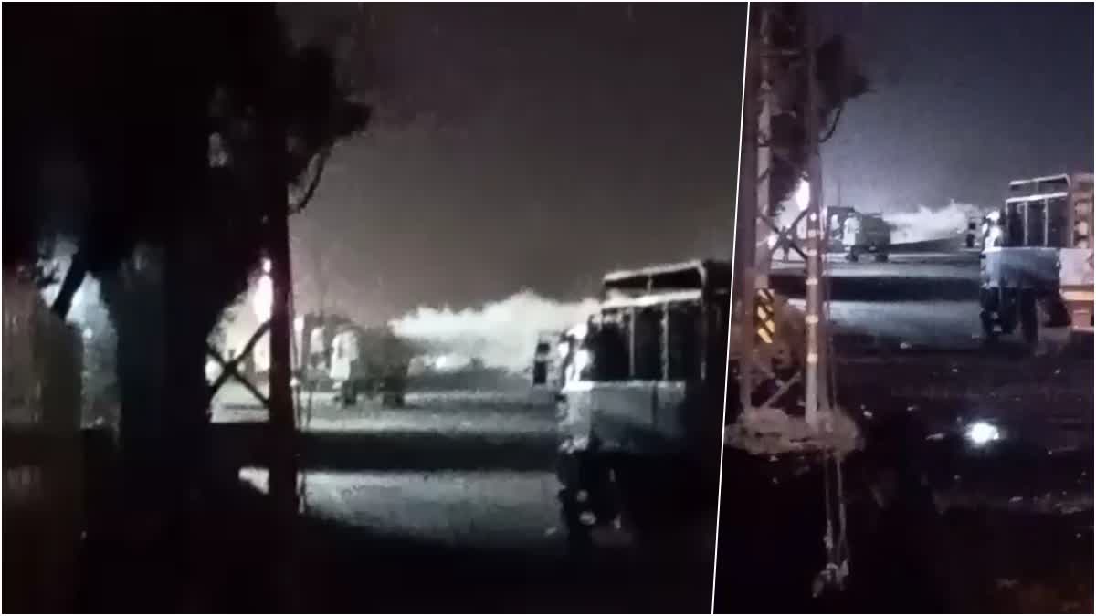 जयपुर-अजमेर हाईवे पर टला बड़ा हादसा: CNG ट्रक से गैस लीक, 10 मिनट तक रुका रहा ट्रैफिक